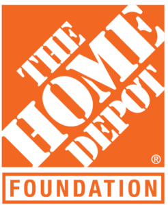 The Home Depot Foundation logo in orange background and white letters.