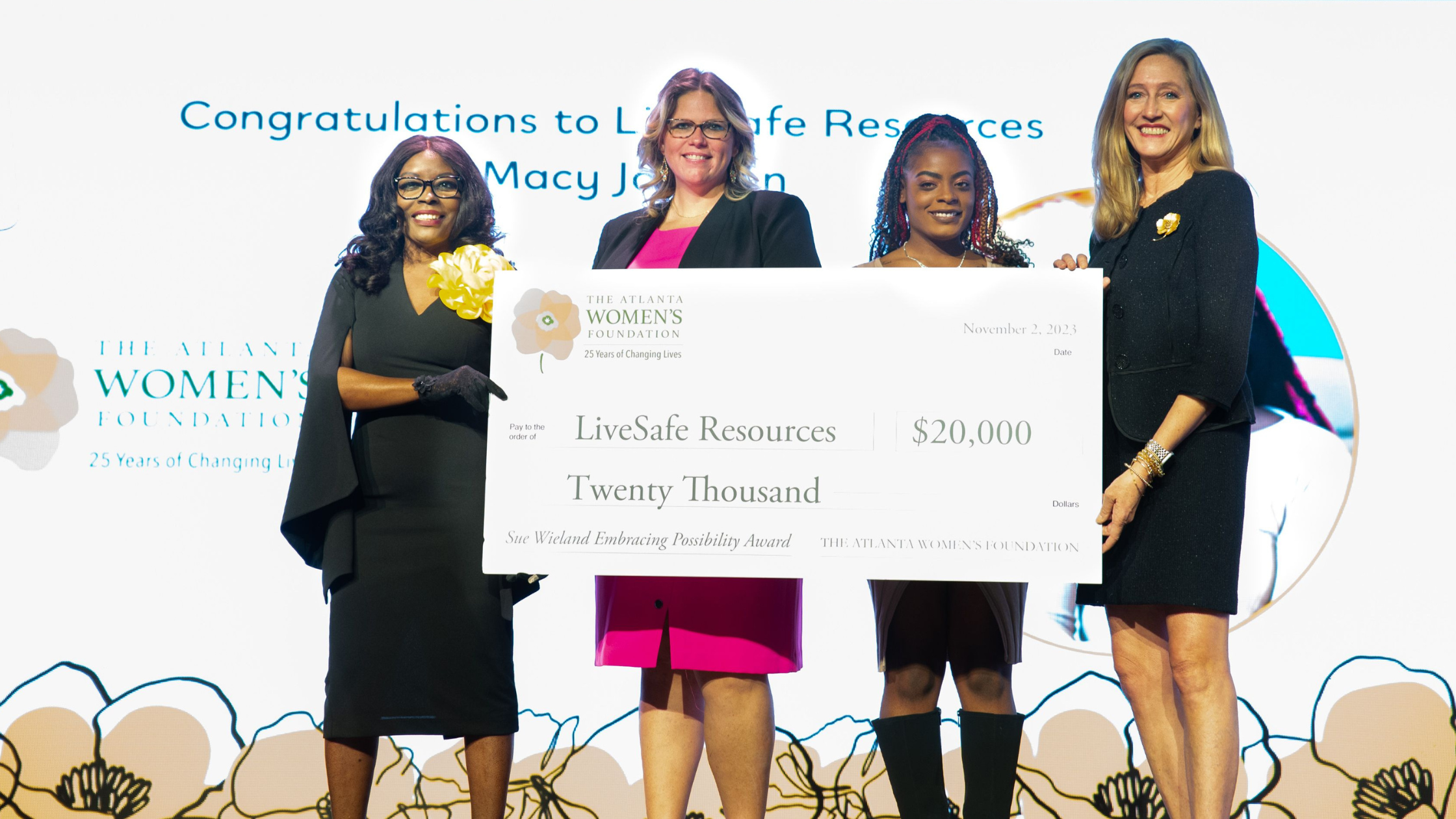 2023 Sue Wieland Embracing Possibility Award Honorees