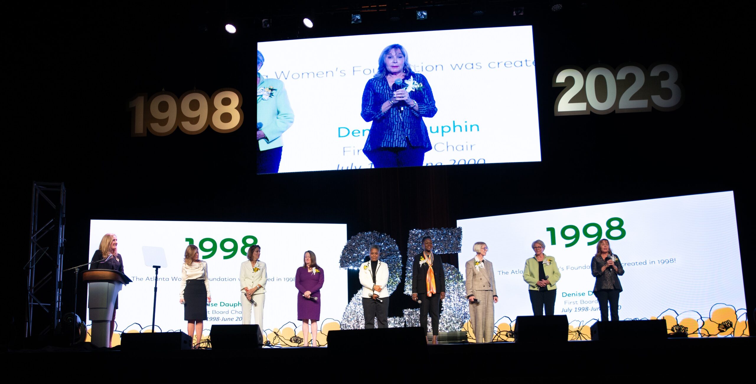 AWF Board Chairs on the Numbers Stage